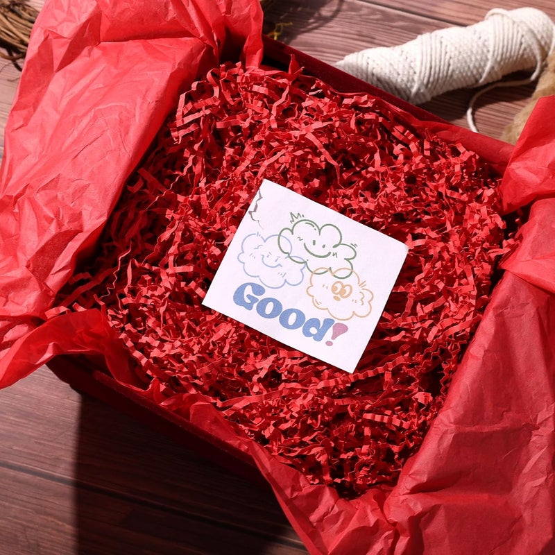 Koogel 120 Sheets Red Tissue Paper Bulk, 14 x 20 Inch Gift Wrapping Paper for Christmas Wedding Birthday DIY Craft Project - Image 3